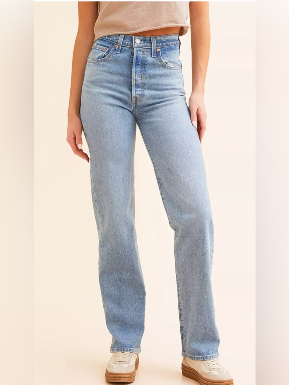 Levi's High Rise Ribcage Straight